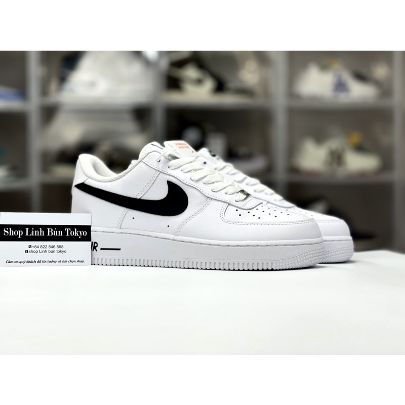 Giày Sneaker  AfI trắng vệt đen kèm phụ kiện