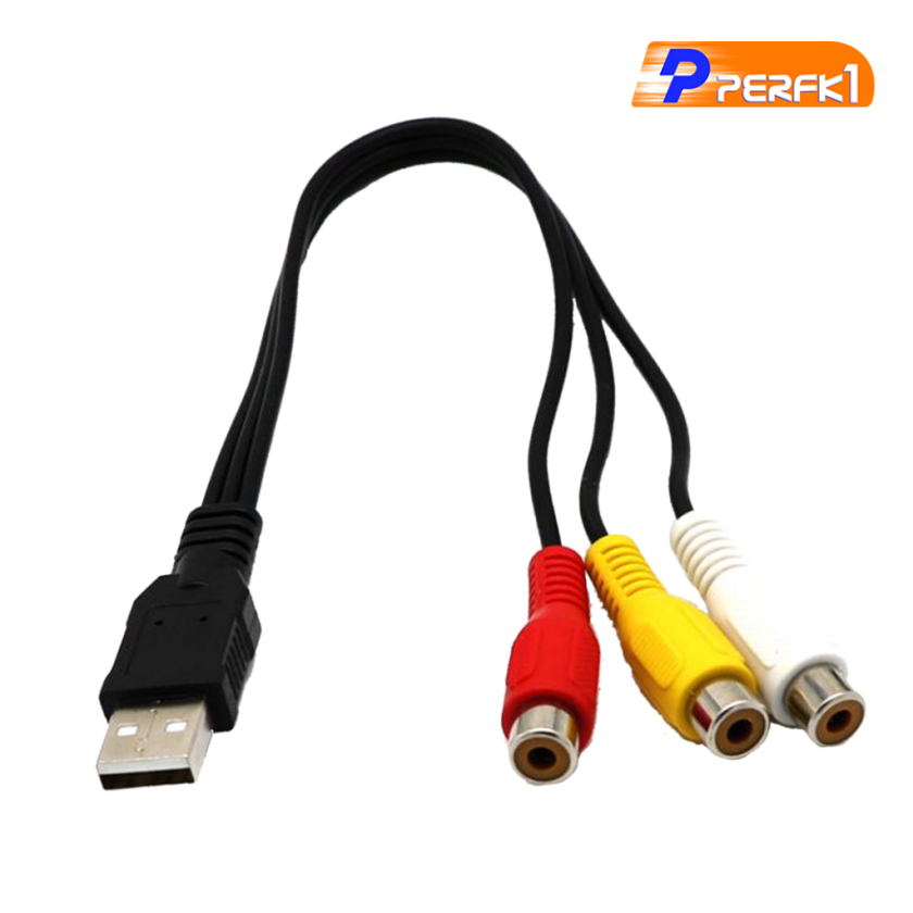 Cáp Chuyển Đổi Từ Cổng Usb Sang 3rca Cho Hdtv Tv Máy Tính