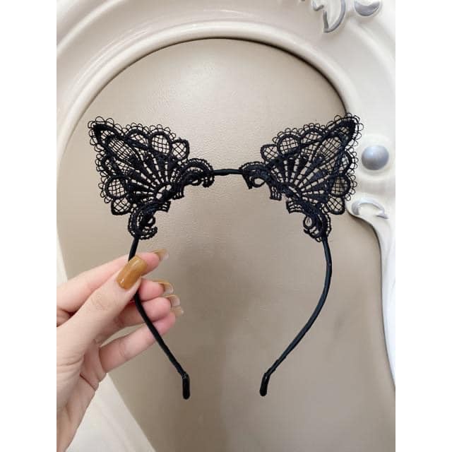 Tai mèo ren Neko, tai mèo ren đen trắng sexy siêu xinh đi chơi, dạo phố, chụp hình, cosplay | BigBuy360 - bigbuy360.vn