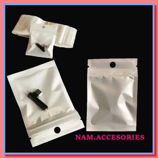 Túi Zip Bạc Nhỏ Có Màng Đựng Phụ Kiện Nhỏ Loại Dày Tái Sử Dụng Được Nhiều Lần (Size 6x10)- Túi NA01