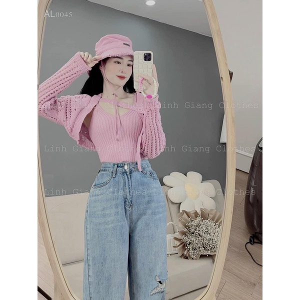 SÉT ÁO LEN CẶP LÔNG THỎ QC