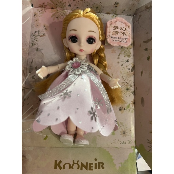 Búp bê Barbie Chi pi 3D khớp linh hoạt