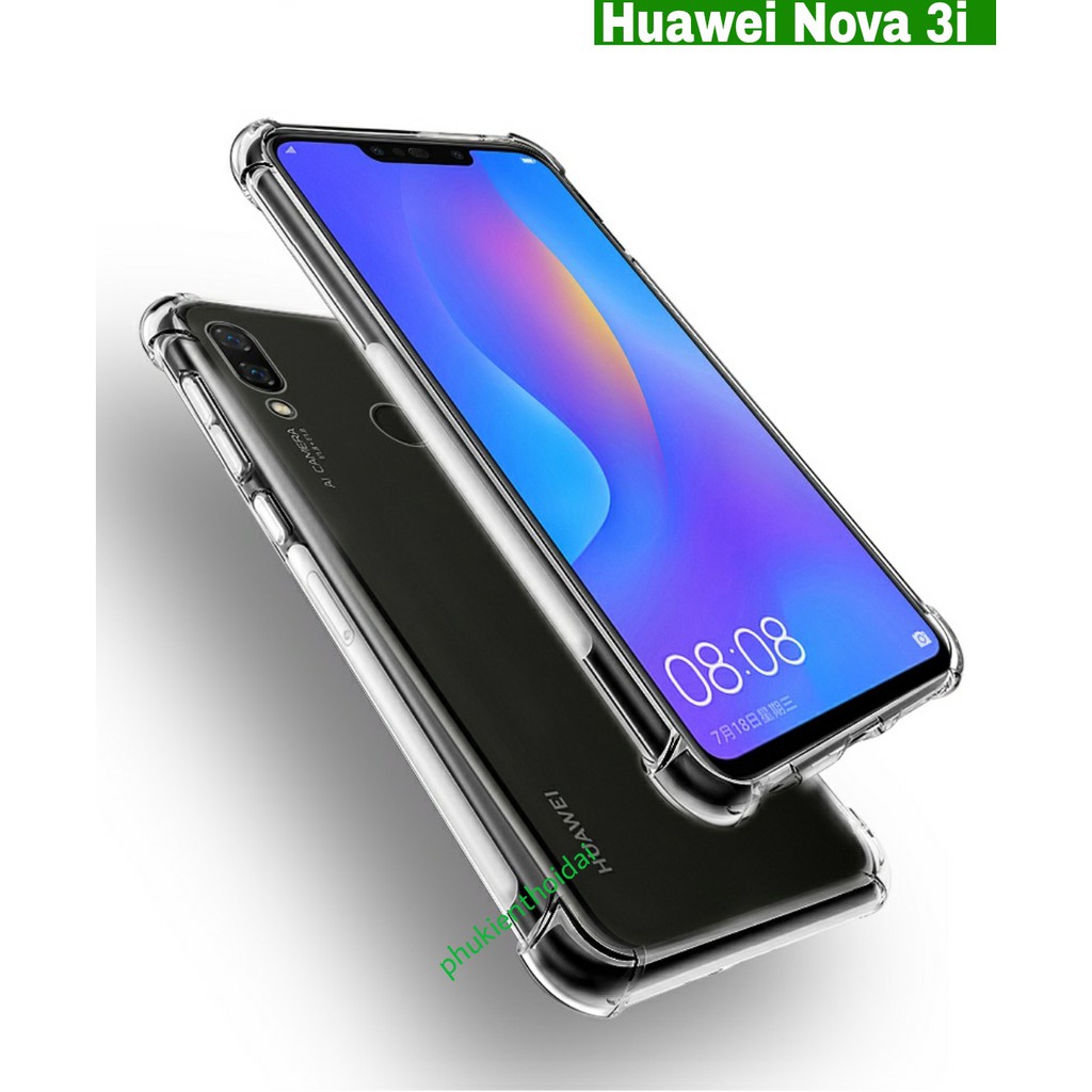 Ốp lưng Huawei Nova 3i dẻo TPU siêu mỏng ( bảo vệ camera )