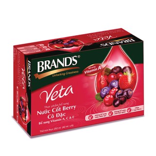 Nước cốt Brand's Veta Berry 42ml lốc 6 hũ