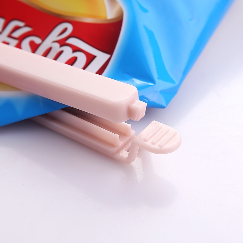 Set 5 kẹp miệng túi bằng nhựa chống ẩm màu sắc ngọt ngào