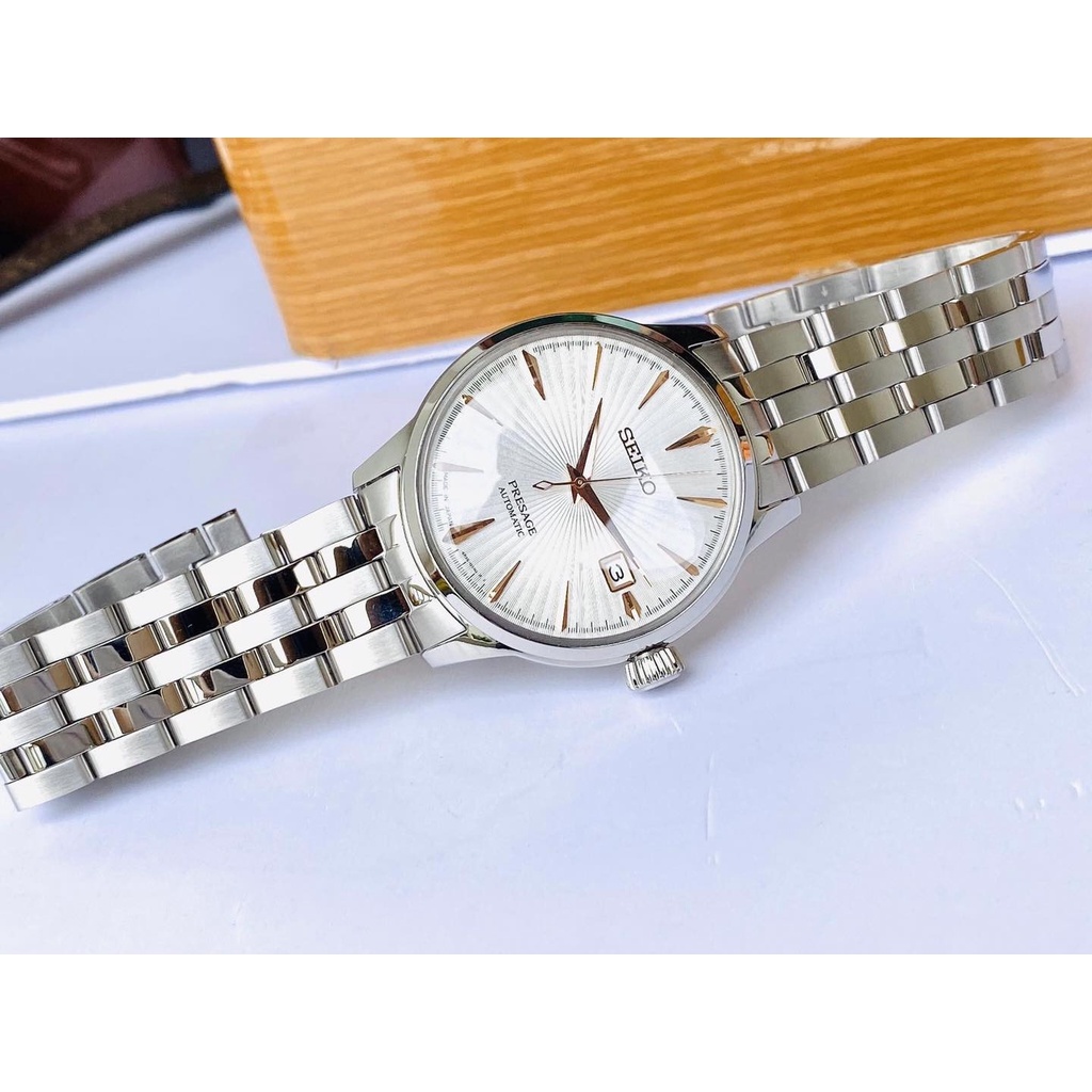 Đồng Hồ Nam SEIKO Presage Cocktail SARY137 Chính Hãng Tặng Dây Da Cao Cấp