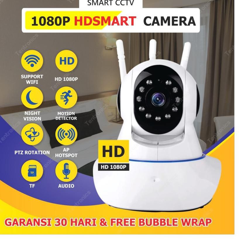 Camera Ip Wifi Không Dây 1080p Yoosee 3 Ăng Ten