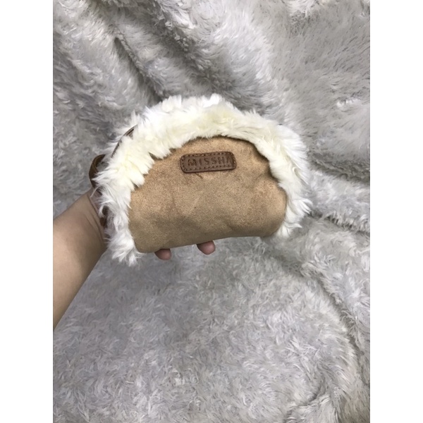 Ví si nhỏ xinh chất da lộn