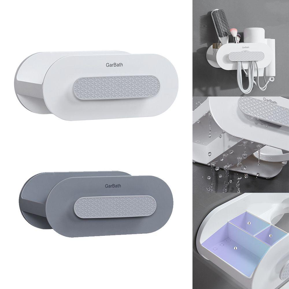 Giá Đỡ Lược Sấy Tóc Gắn Tường Chịu Lực Tốt Chống Nước Chống Ẩm Không Cần Khoan