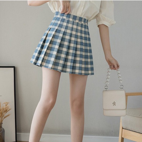 Chân váy Tennis Caro Lưng Cao Màu Xanh Hàng Loại 2 Freeship,Chân Váy Chữ A Kẻ Caro Xanh Thể Thao Xếp Ly Mới Nhất 2021 | BigBuy360 - bigbuy360.vn