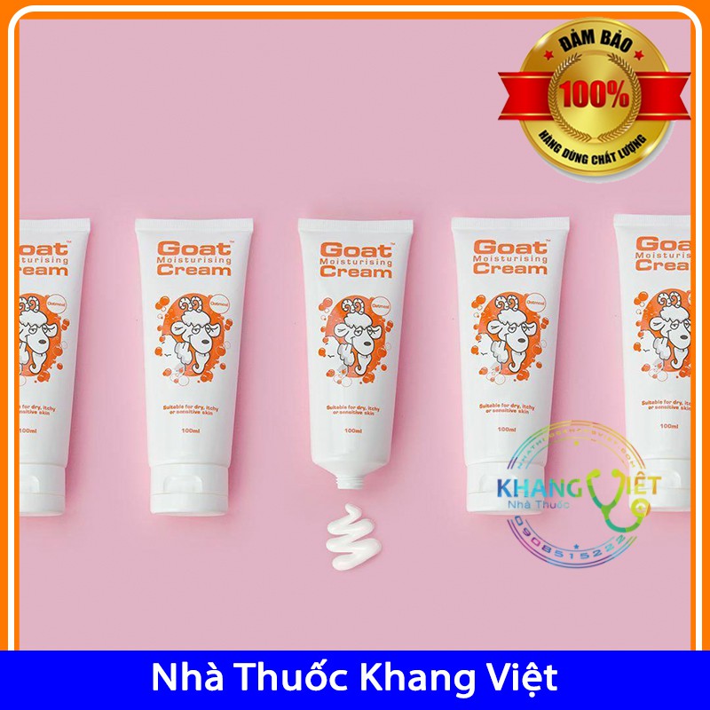 Kem dưỡng ẩm sữa dê Úc Goat Moisturising Cream The Goat Skincare 100ml