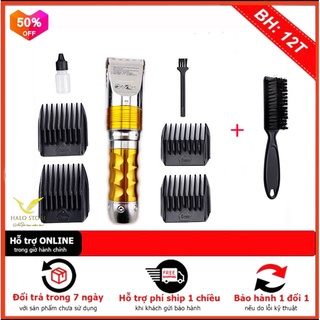 Tông Đơ Cắt Tóc Chuyên Nghiệp HUERBO F10 Cao Cấp 2 Pin 2200 mAh Cực Trâu TẶNG Chổi Phủi Tóc