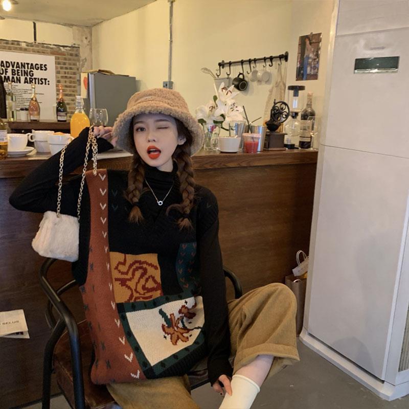 Áo tay dài dáng rộng phong cách Hàn Quốc hợp thời trang cho nữ