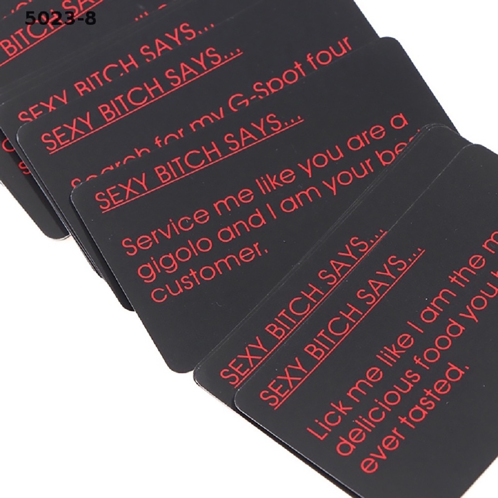 [Che Tên] Bộ Bài Tình Yêu Bedroom Commands Cards Dành Cho Cặp Đôi Board Game Các Tư Thế Vui Vẻ C-BG62