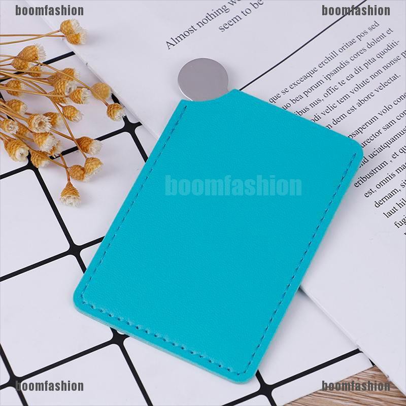 Gương Trang Điểm Dạng Thẻ Bằng Thép Không Gỉ Không Vỡ Tiện Lợi Khi Đi Du Lịch