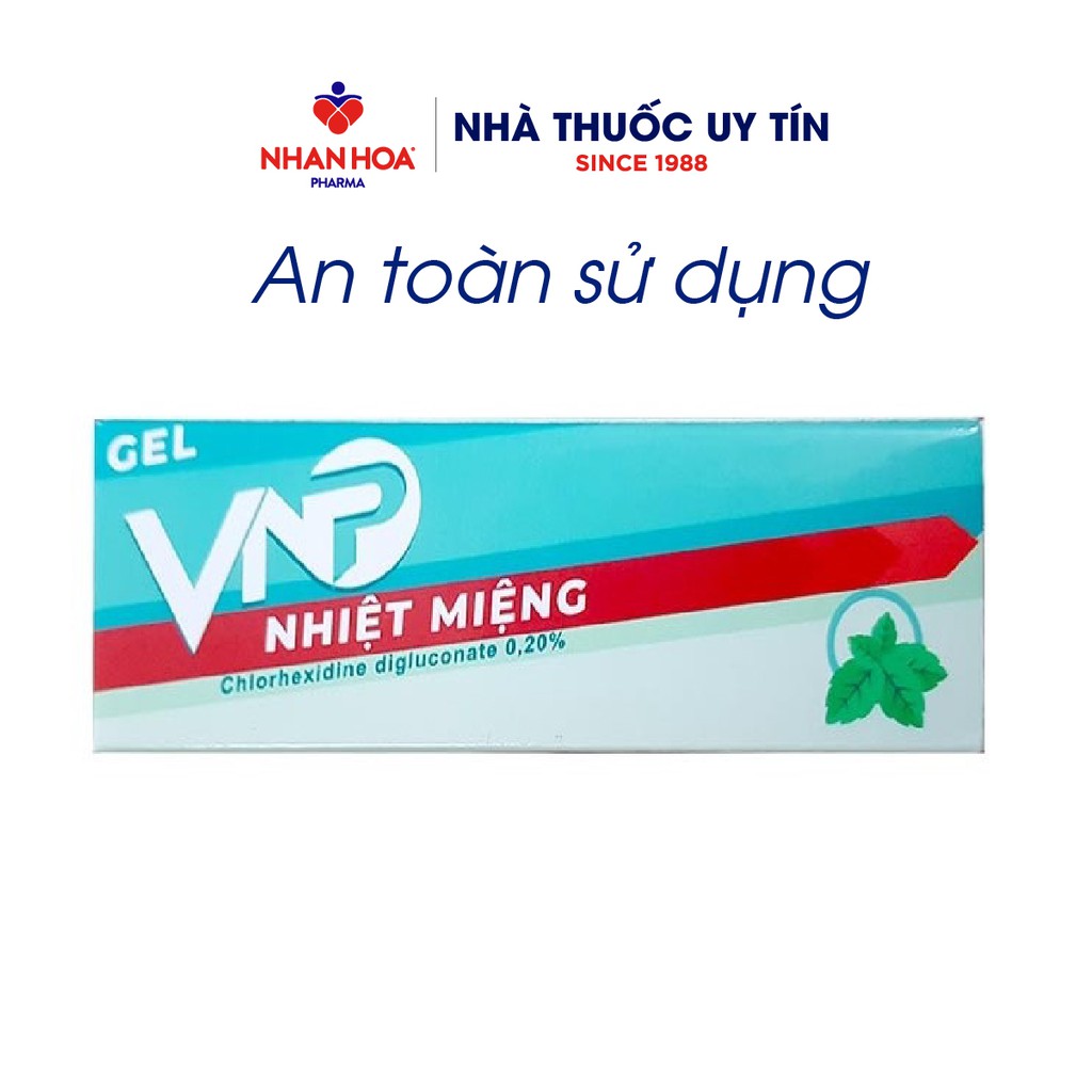 Gel Bôi Nhiệt Miệng VNP tuýp 10g