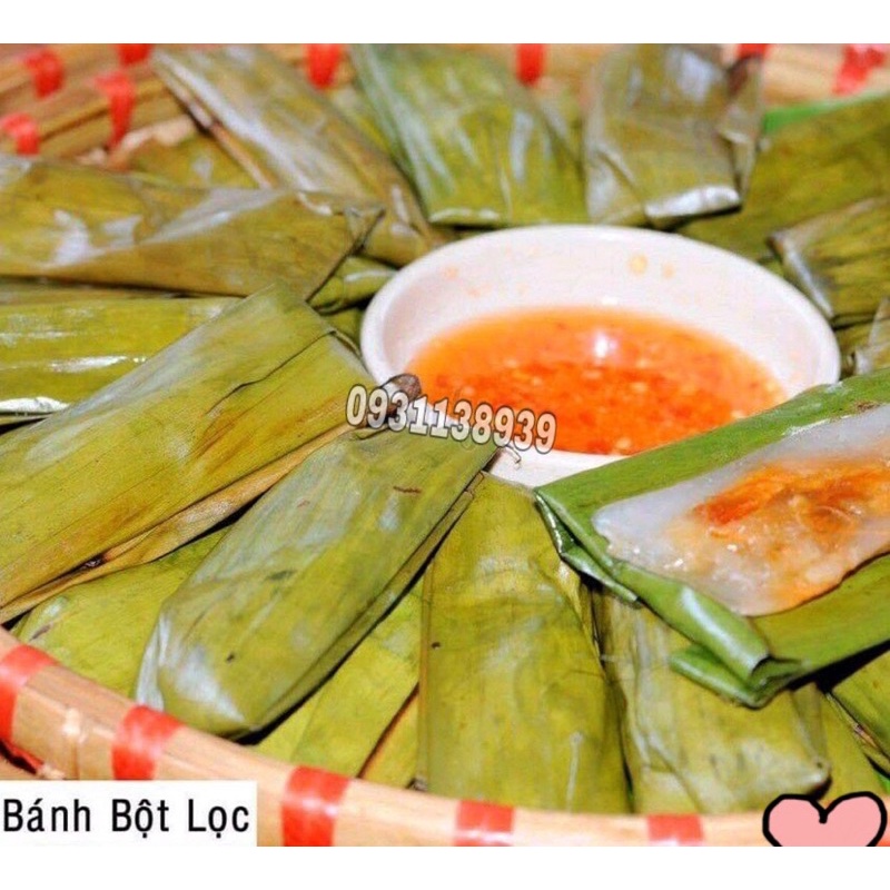 SET 20 BÁNH BỘT LỌC LÁ CHUỐI ( chuẩn hương vị Huế )