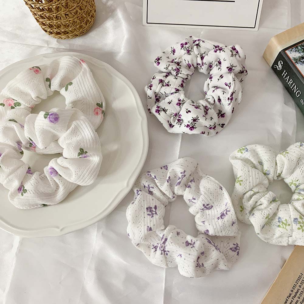 Dây buộc tóc họa tiết hoa phong cách boho thanh lịch cá tính