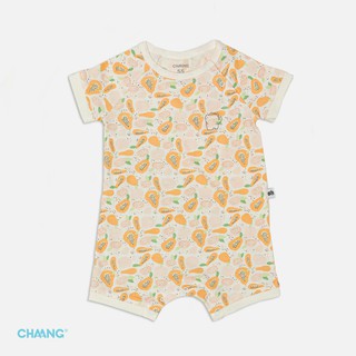 Bodysuit cúc chéo cho bé sơ sinh CHAANG đu đủ