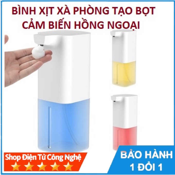 Bình xịt xà phòng rửa tay tạo bọt Cảm Biến Hồng Ngoại- dung tích 350ml