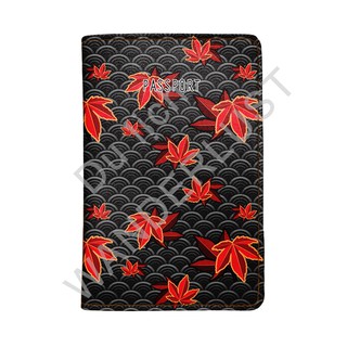 Bao da passport/hộ chiếu cao cấp in hình lá phong dành cho nam & nữ đồng giá 200k mã sp LU_PP_0016