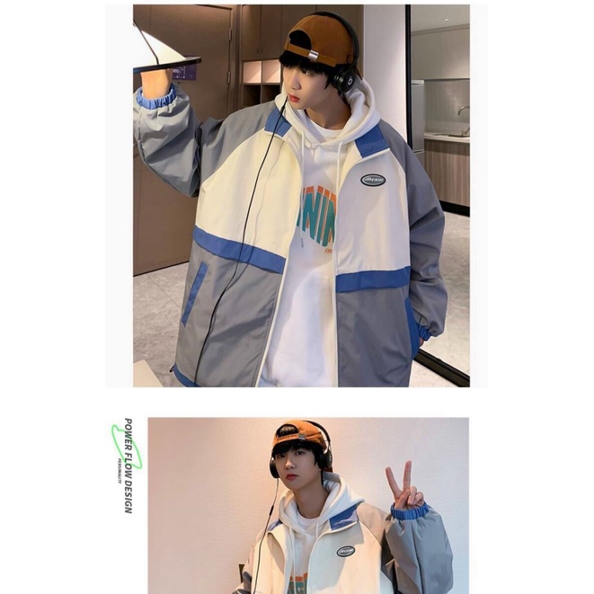 (HCM) ÁO KHOÁC DÙ 2 LỚP THỜI TRANG NAM NỮ UNISEX - FORM RỘNG , HOTTREND CÁ TÍNH CHO CÁC BẠN TRẺ KM FASHION