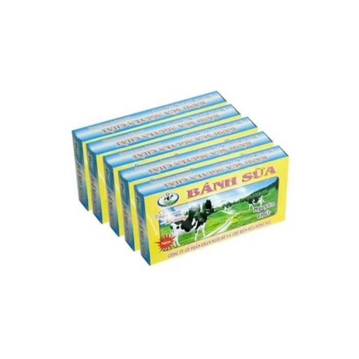 MUA 04 HỘP BÁNH SỮA NGUYÊN CHẤT TẶNG 01 HỘP BÁNH SỮA KHÁC LOẠI