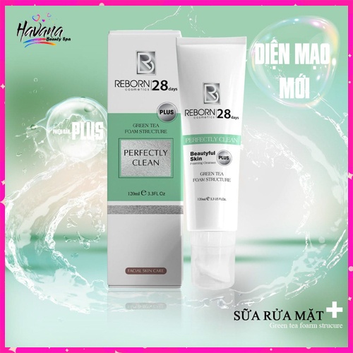 Sữa Rửa Mặt Trà Xanh Reborn Chính Hãng 100ml 💕FREESHIP