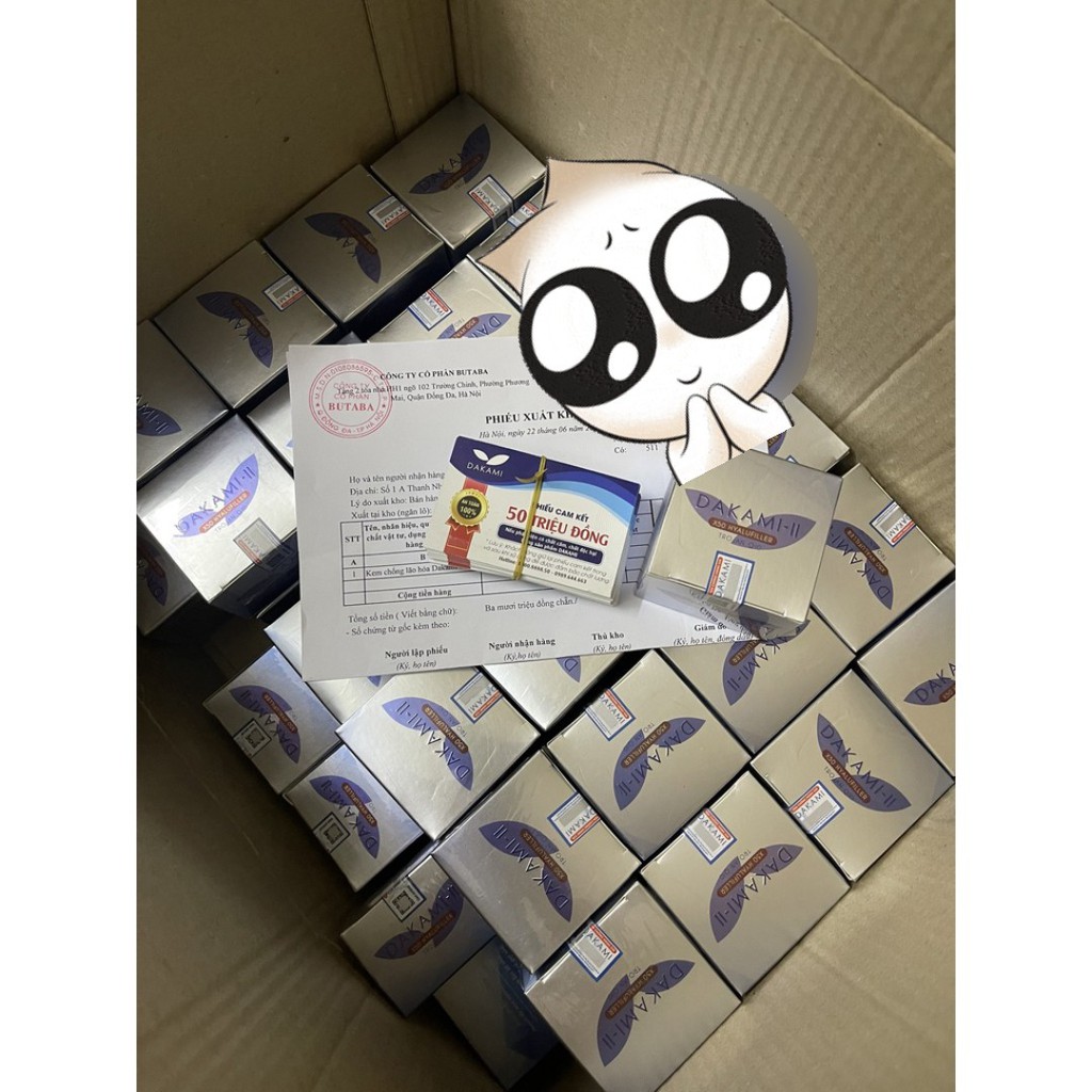 COMBO 3 HỘP Kem Dưỡng Da Chống Lão Hóa DAKAMI Công Nghệ HÀN QUỐC [CAM KẾT CHÍNH HÃNG] | BigBuy360 - bigbuy360.vn