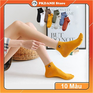 Tất Gấu Cổ Ngắn Cho Nữ - Vớ Gấu Nhiều Màu