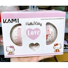 Bộ 2 Chén Muỗng Hello Kitty LOVE
