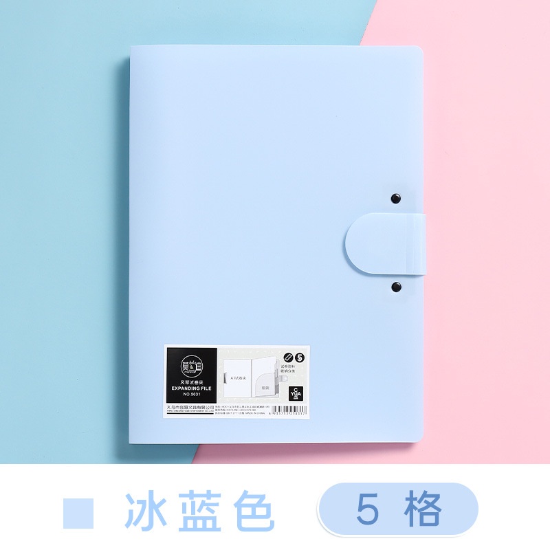 Cặp đựng tài liệu nhiều lớp a4 túi đựng giấy thi, cặp đựng hồ sơ đa chức năng cho học sinh, sinh viên, văn phòng HOKAMI