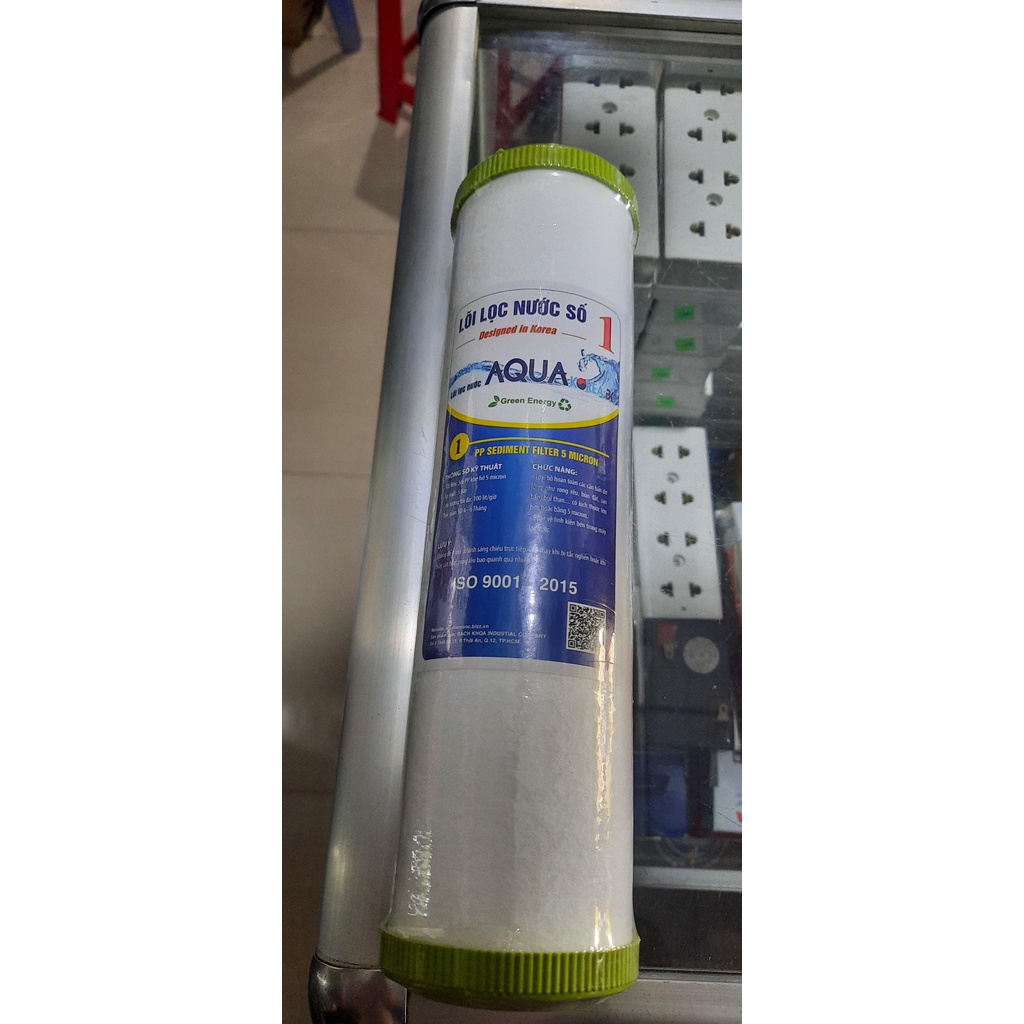 Lõi lọc nước AQUA 1,2,3 dành cho nước giếng khoan , nước cứng