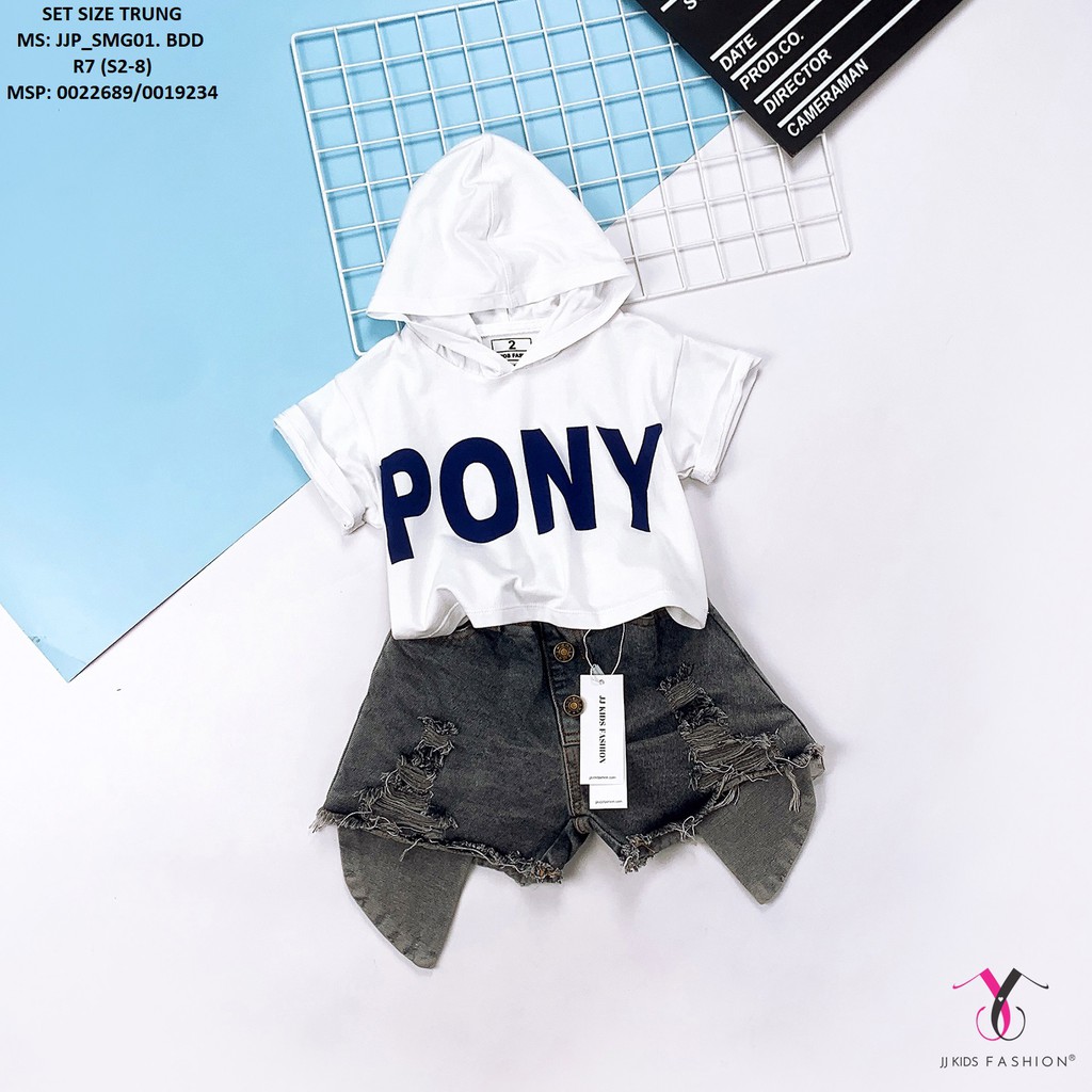 Set thời trang bé gái Pony JJ KIDS JJP_SMG01