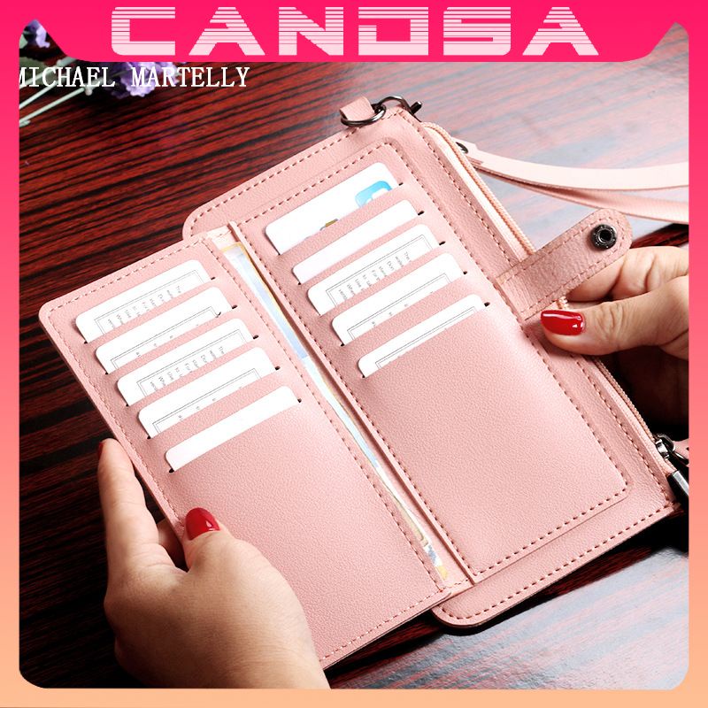 Ví nữ cầm tay dài đẹp đựng tiền cầm tay nhiều ngăn thời trang cao cấp DA14