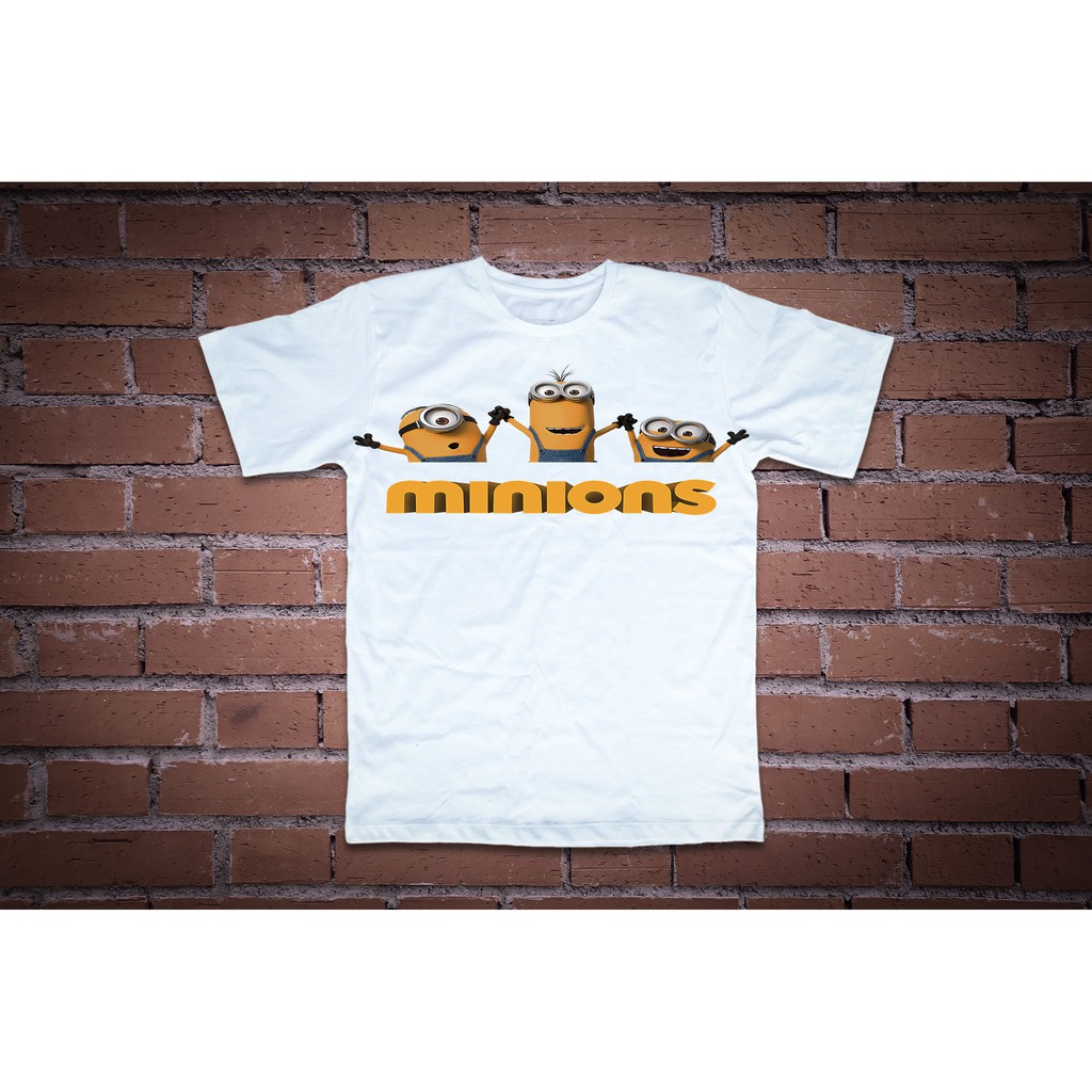 Áo thun in hình minion và chữ minion