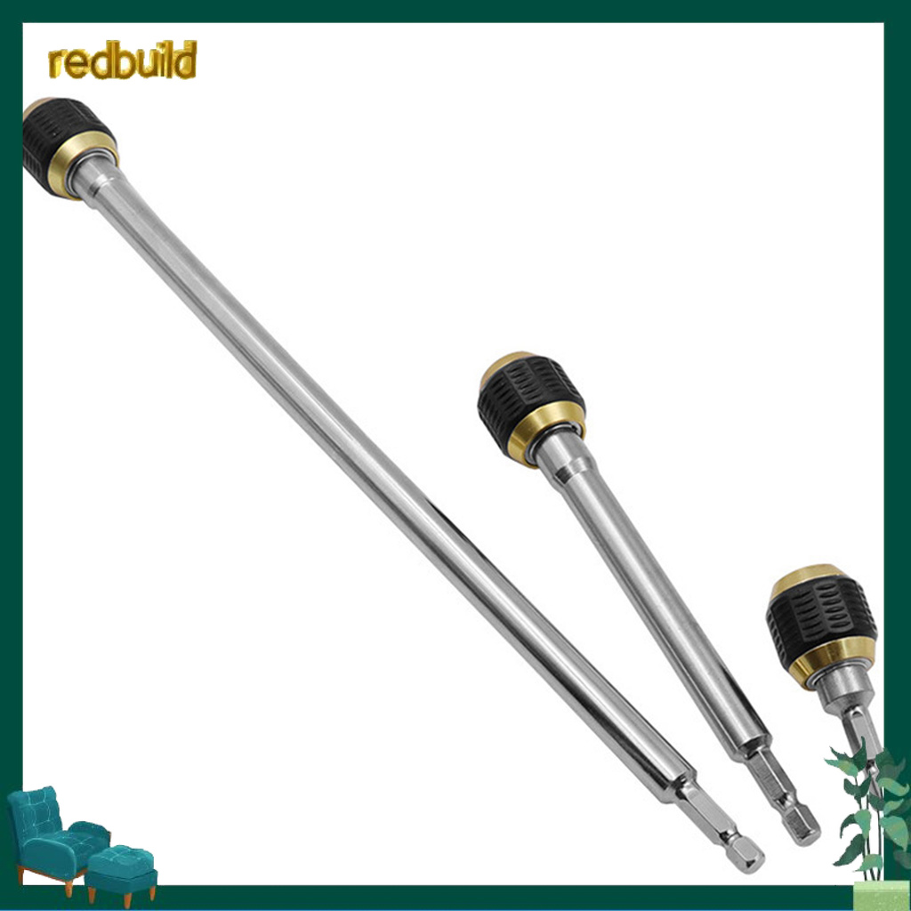 Thanh nối dài tua vít đầu to tự khóa hình lục giác tháo lắp nhanh Redbuild