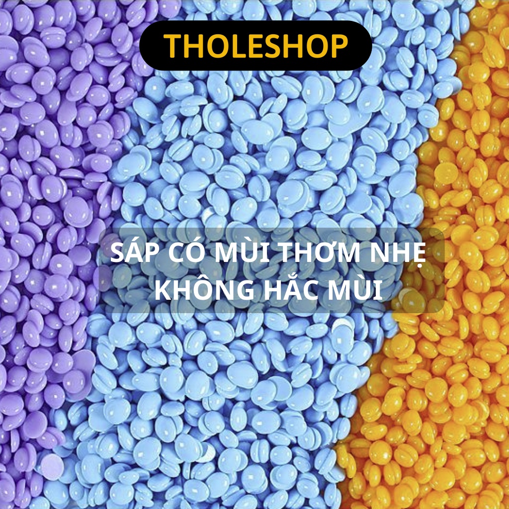 Sáp Wax Lông - Sáp Sữa Dừa Màu Xanh Siêu Bám Lông, Dùng Cho Da Nhạy Cảm 1023
