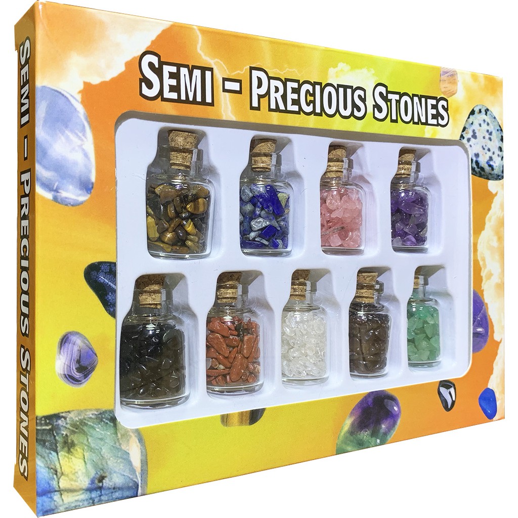 Set 9 Lọ Đá Thanh Tẩy Mini (Mystic House Tarot Shop)