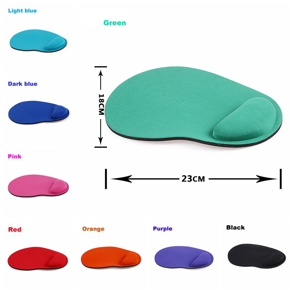 CACTU Lightweight Mouse Pad Soft Wrist Support Mice Mat Gift Ergonomic Colorful Comfortable Non Slip/Multicolor