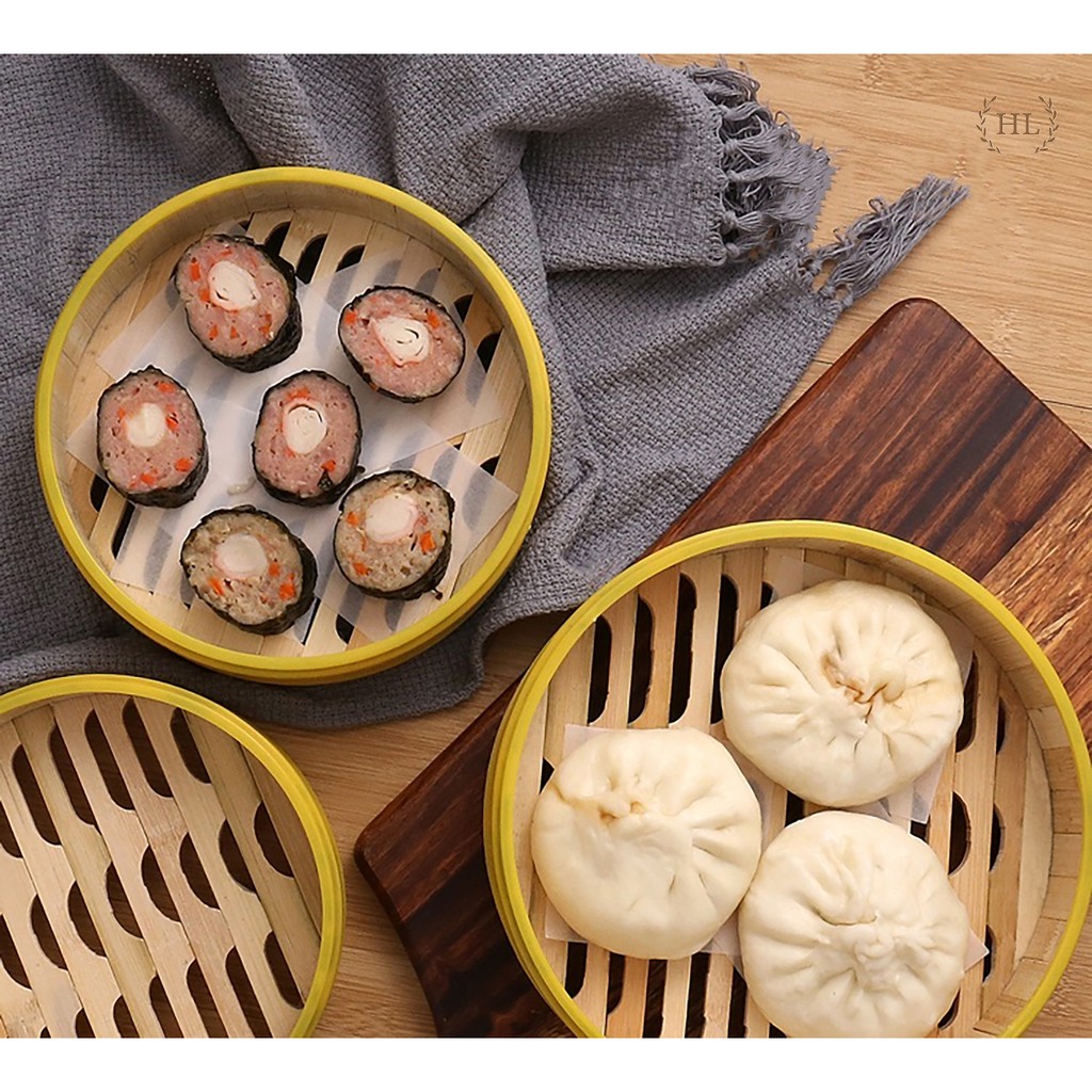 Xửng hấp bánh bao, Dim Sum, Há Cảo...4 Size | XỬNG TRE VIỀN NHỰA