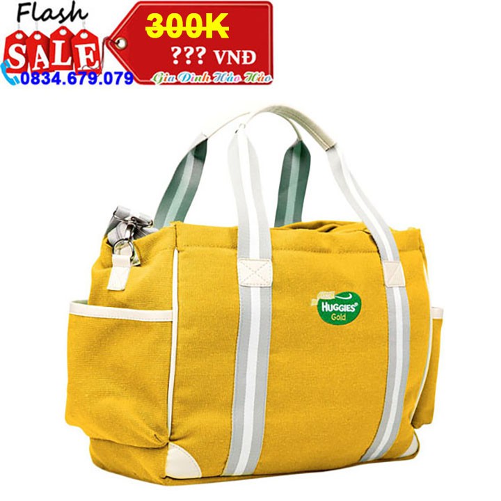 TÚI XÁCH CHO MẸ VÀ BÉ HUGGIES GEAR - MÀU VÀNG