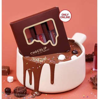 Set son Black Rouge Chocolip Air Fit Velvet Mini Kit
