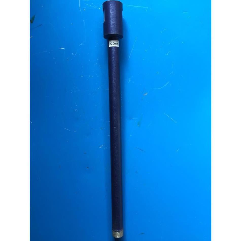 Mũi khoan khoét lỗ bê tông phi 20mm Loại 1 Tặng kèm 1 đầu chuyển khoan; Mũi khoan rút lõi bê tông