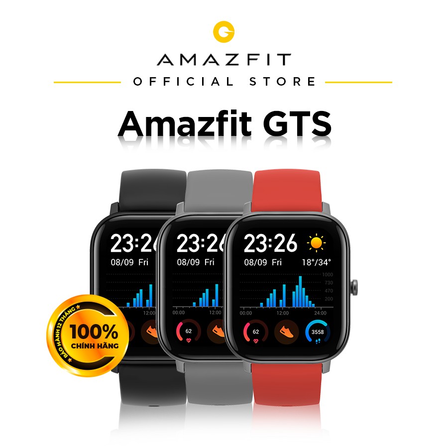 Đồng hồ thông minh Amazfit GTS - Bản Quốc Tế -Hàng Chính Hãng - Bảo hành 12 Tháng