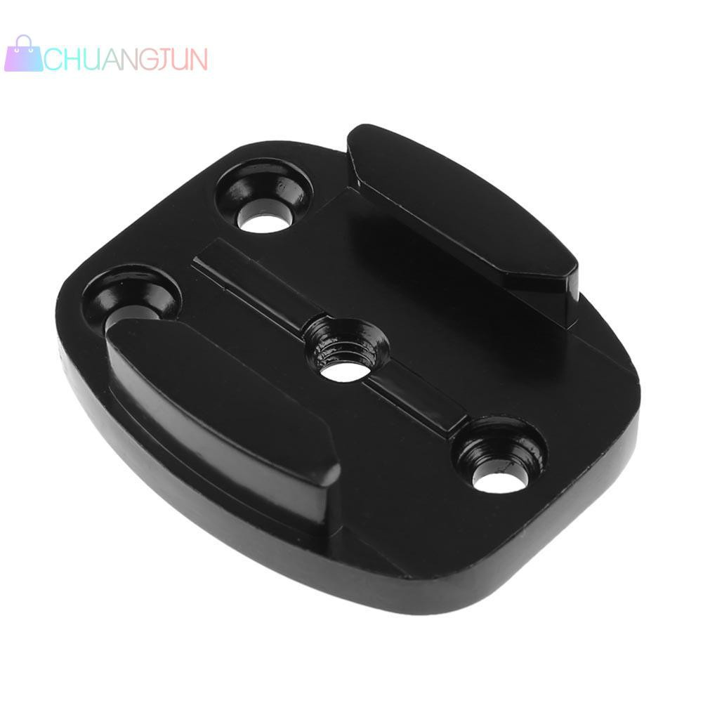 Mini CNC Aluminum Alloy Flat Surface Base Mount Tripod Adapter for GoPro Hero