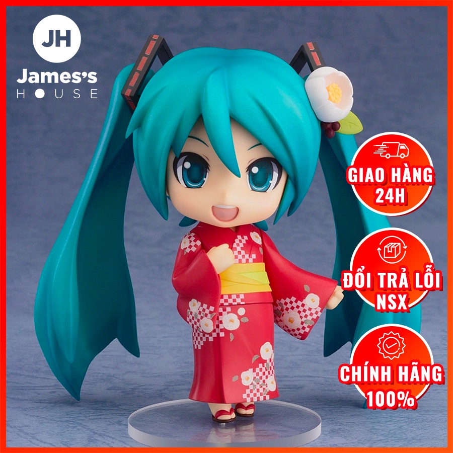 Mô Hình Figure Nhân Vật Anime Vocaloid, Hatsune Miku, Nendoroid (#333), Yukata, Natsu Tsubaki ver. (Good Smile Company)