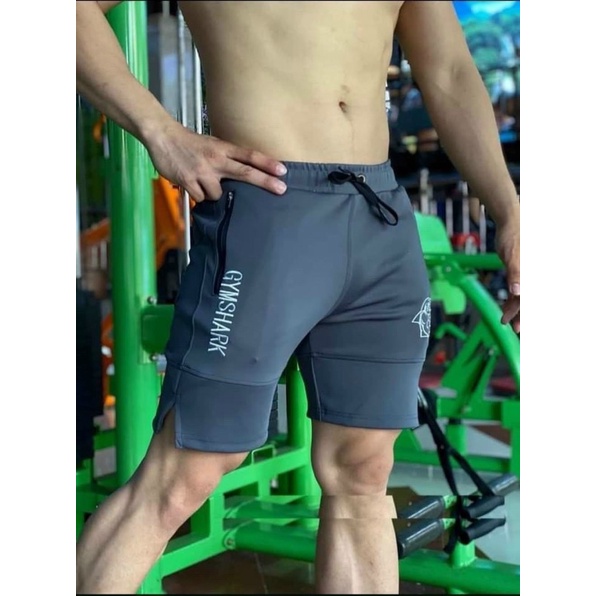 Quần Đùi Gym Nam Gymshark Tập Gym Logo Thêu Dáng Body Đẹp