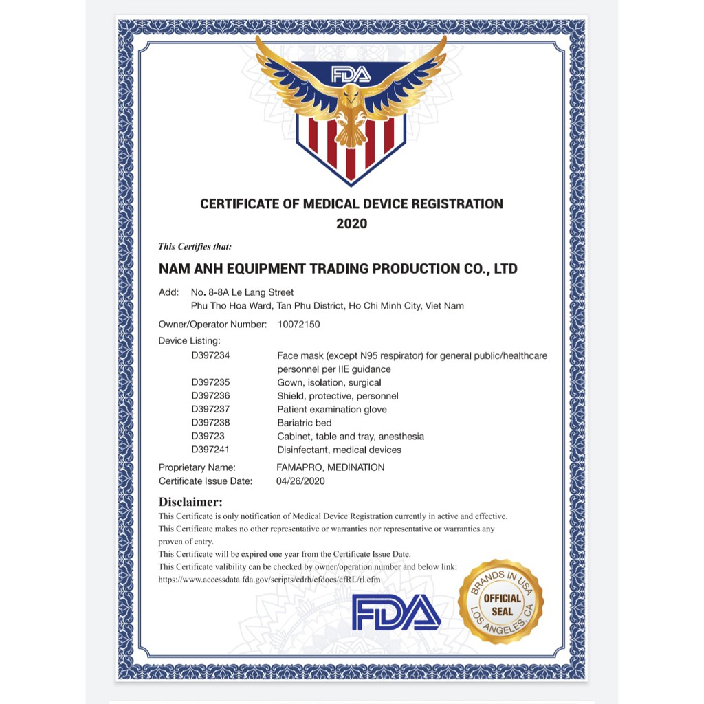 [10 cái/hộp] Khẩu trang y tế 4 lớp trẻ em Mask Nam Anh ngăn bụi bẩm 1 đến 6 tuổi