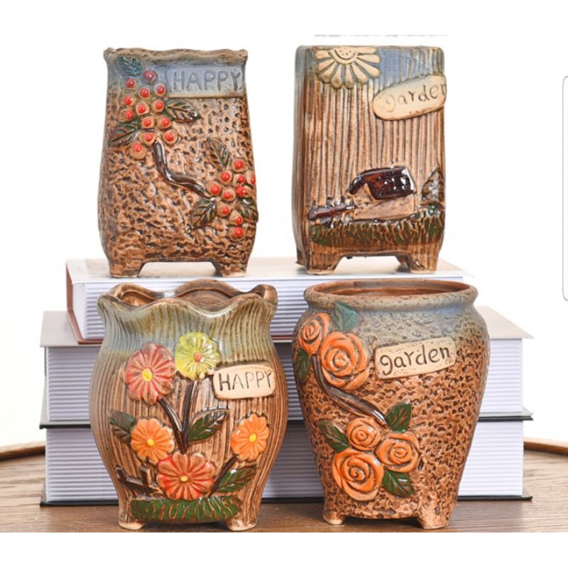 Chậu trồng cây cảnh Mã :GDX